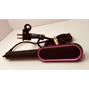TYMO Ring Hair Straightening Comb Pink Black Model HC100 ~ Tested Works / Clean